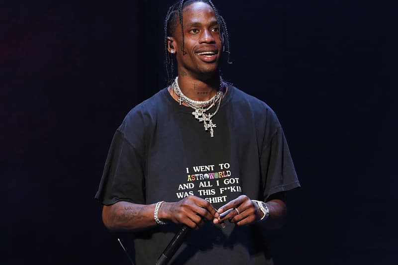 Travis Scott Performs All-Star Weekend Rémy Martin MVP Kylie Jenner Baby Father Kardashian Basketball Artist Performance