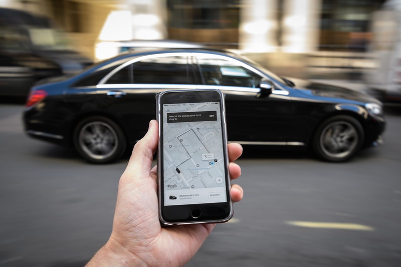 Uber Express Pool app application iphone phone bus