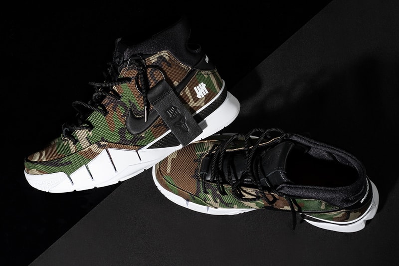 UNDEFEATED Nike Kobe 1 Protro Closer Look Kobe Bryant footwear Camo Orange February 2018