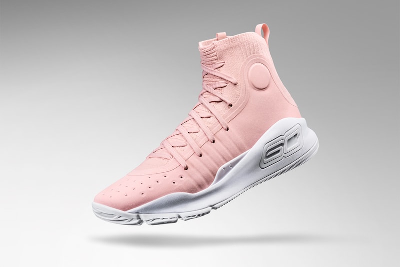 Under Armour Curry 4 Flushed Pink Stephen Curry Ayesha Curry Valentines Day February 2018 footwear