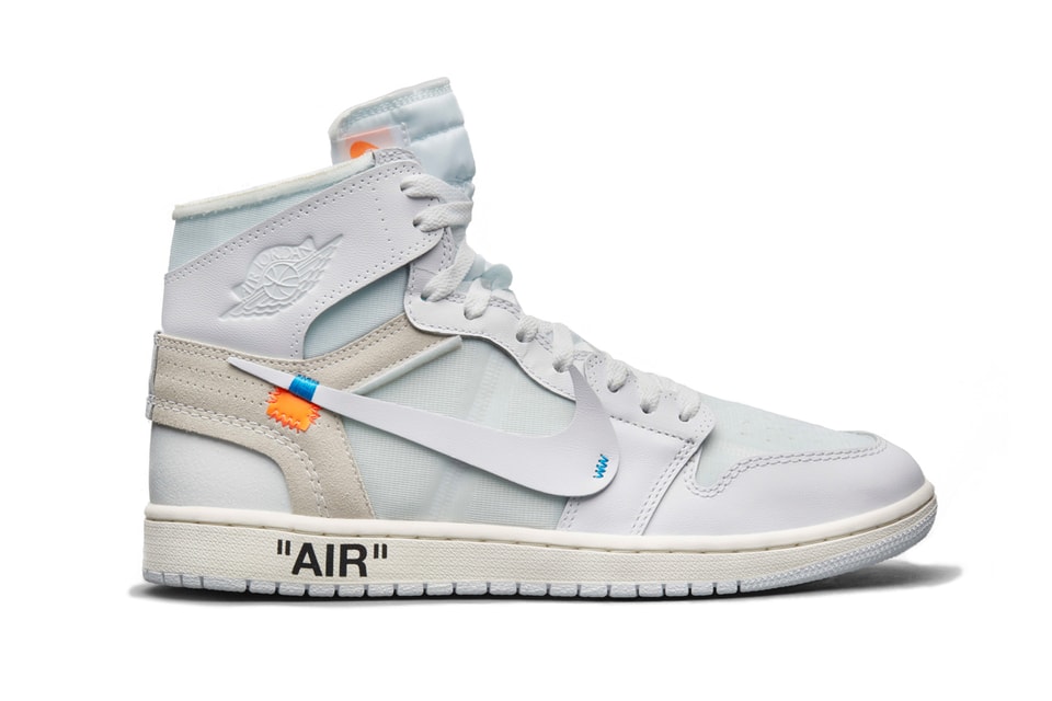 Virgil Abloh x Nike's Air Jordan 1 White Release
