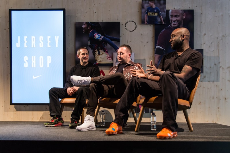 Virgil Abloh Kim Jones Interview Nike Jersey Shop Mercurial VaporMax Hybrid Soccer Kit Umbro