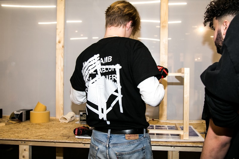 Max Lamb DIY CHAIR Virgil Abloh event recap