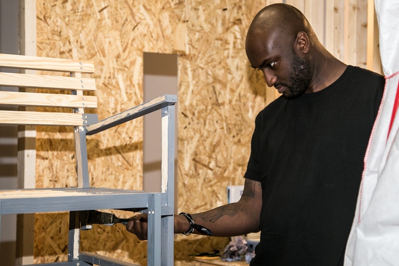 Max Lamb DIY CHAIR Virgil Abloh event recap