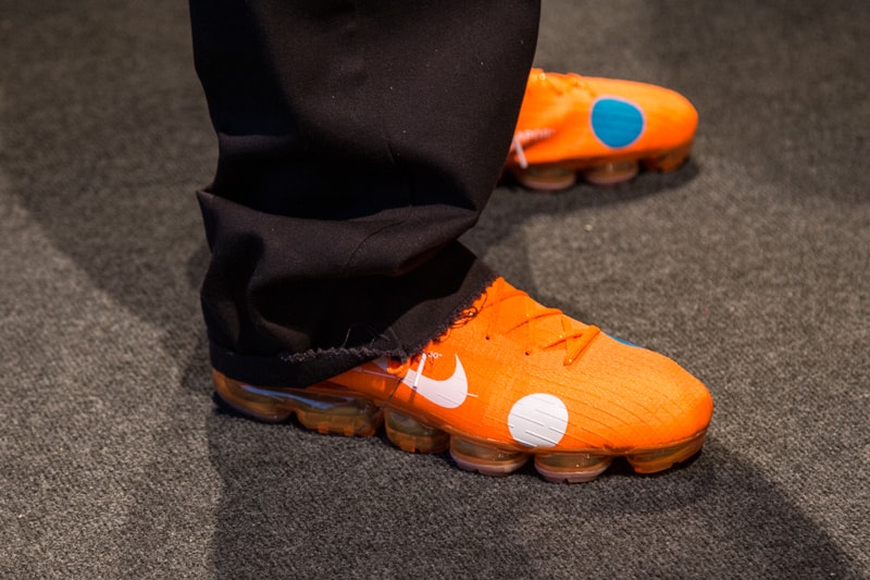 Nike OFF WHITE Mercurial Vapormax Hybrid Virgil Abloh football 2018
