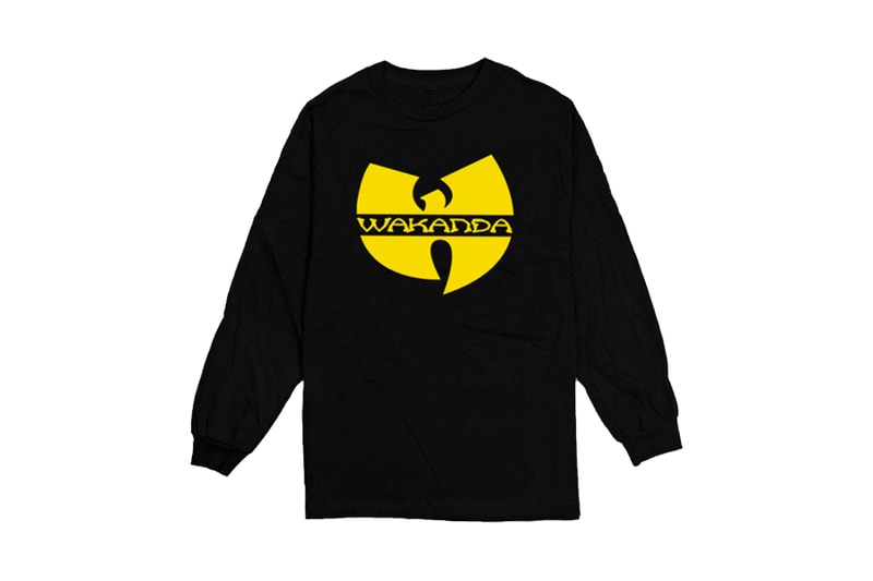Pizzaslime Wu Wear Wakanda Merch Black Market black yellow hoodie crewneck t-shirt Marvel Africa Champion