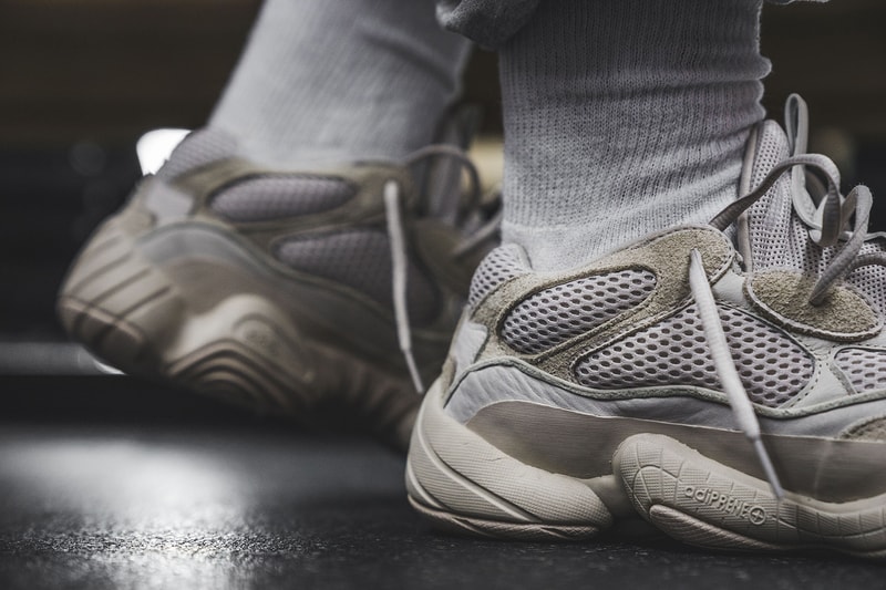 YEEZY Desert Rat 500 Blush Flight Club Closer Look Photos Kanye West
