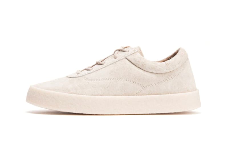 Kanye West YEEZY Season 6 Chalk Thick Snaggy Suede Crepe Sneaker Leak Cream Creme Low Top Yeezy Mafia Yeezy Supply