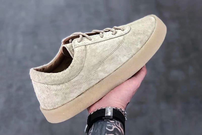 yeezy suede low top sneaker