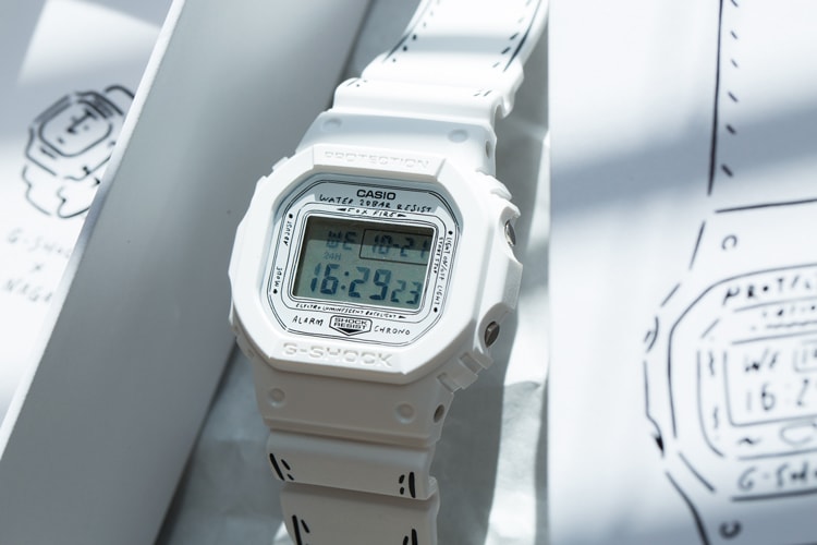 Yu Nagaba Casio G SHOCK BEAMS T Capsule Collection Collaboration watch DW 5600 casio tokyo japan artwork 2018 march drop release date