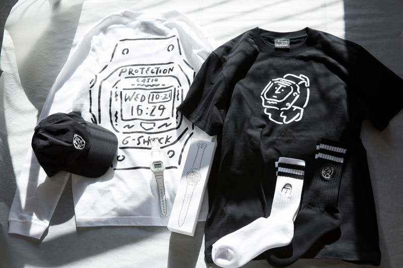 Yu Nagaba Casio G SHOCK BEAMS T Capsule Collection Collaboration watch DW 5600 casio tokyo japan artwork 2018 march drop release date