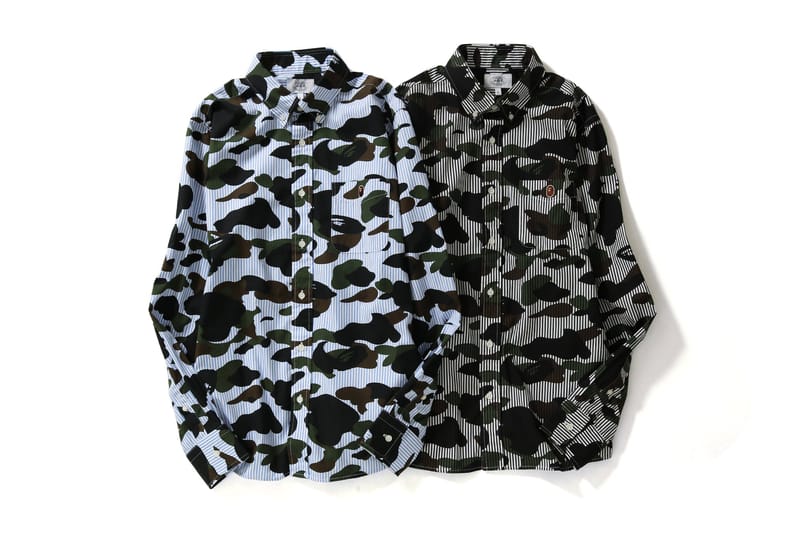 bathing ape button up shirt