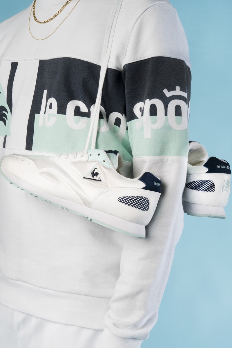 24 Kilates Le Coq Sportif Flash Collaboration capsule collection white april 7 2018 release date info drop sneakers shoes footwear