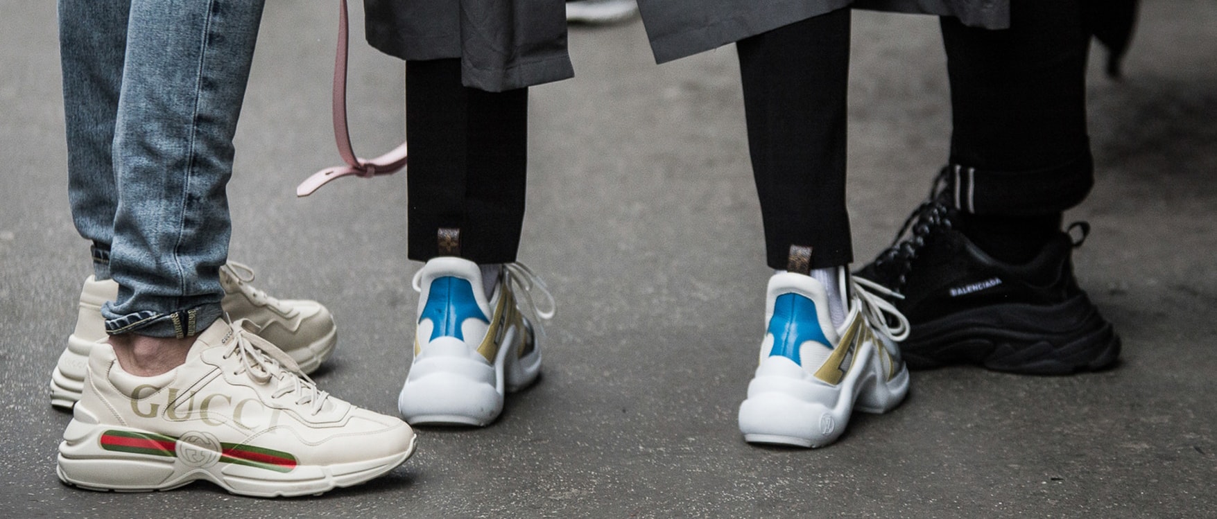 Chunky Sneakers Trend 2018 Balenciaga Triple S