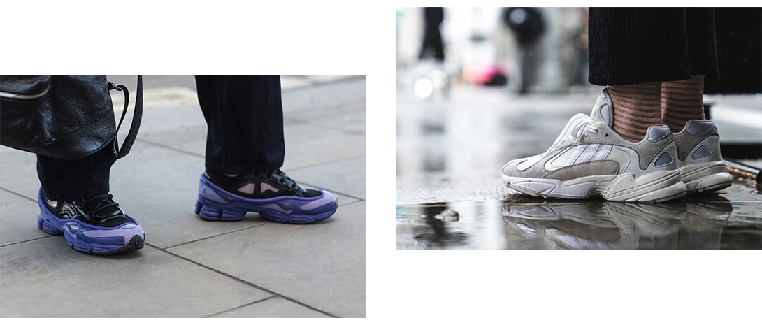 Chunky Sneakers Trend 2018 Balenciaga Triple S