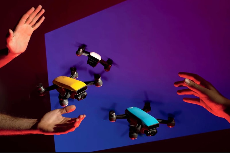 DJI "Spark" Mini Drone Technology Visuals