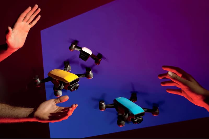 DJI "Spark" Mini Drone Technology Visuals