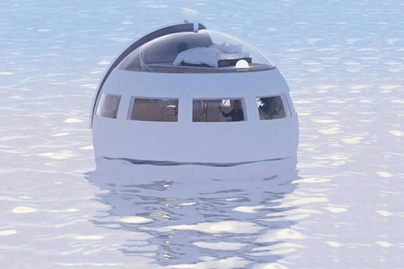 A Japanese Theme Park Will Soon Debut Floating Hotel Pod