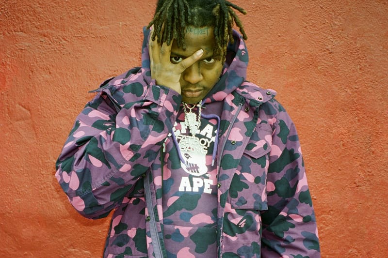 bape undefeated hoodie purple