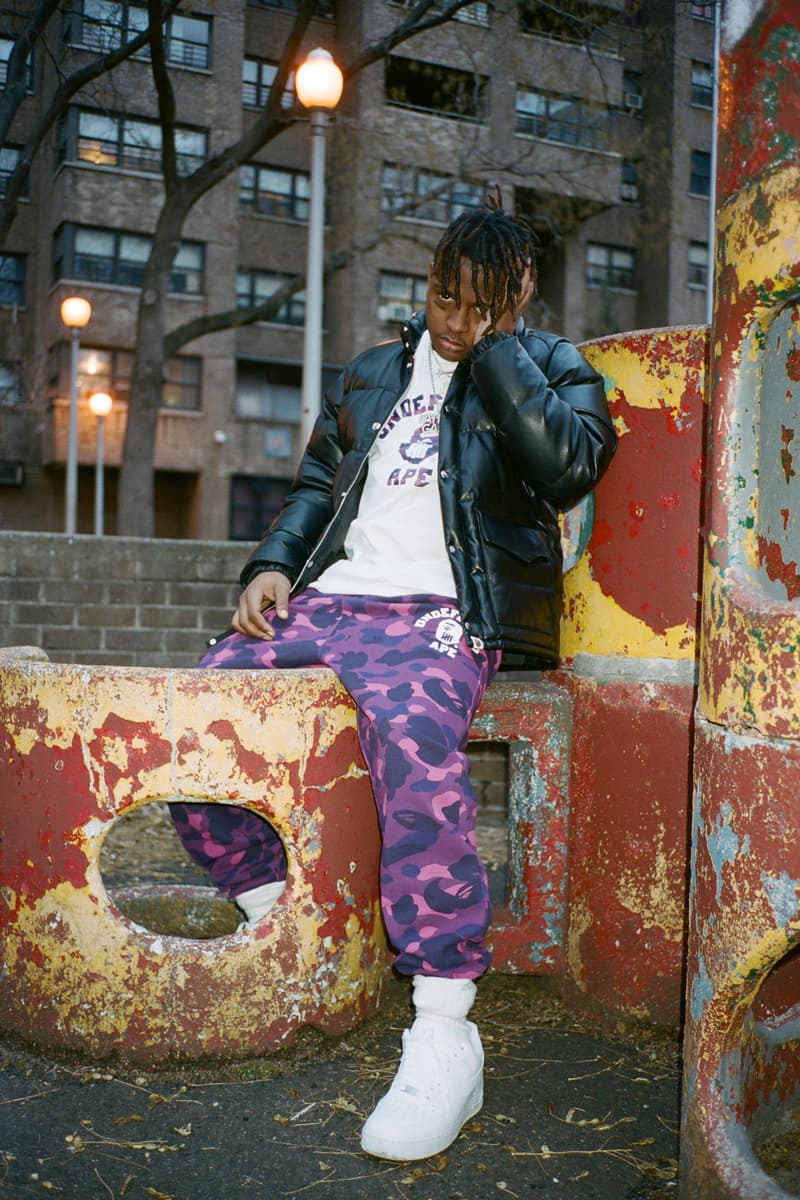 Undefeated BAPE Spring/Summer 2018 collaboration Lookbook ski mask slump god collection