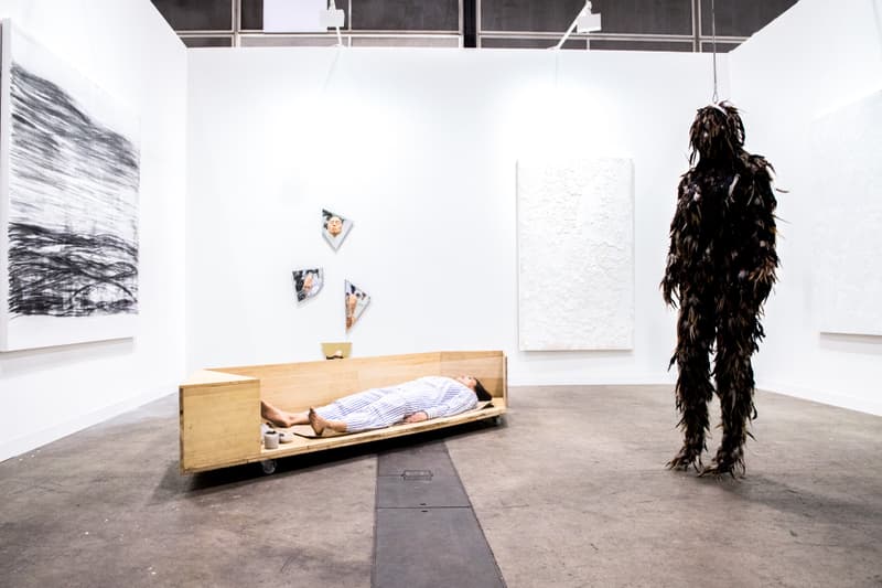Art Basel Hong Kong 2018 kaws jeff koons Andy Warhol Pablo Picasso Jean-Michel Basquiat Takashi Murakami Hiroshi Jenny Holzer Keiichi Tanaami Hajime Sorayama George Condo Damien Hirst David Zwirner Gallery sculptures paintings murals Gagosian Gallery Shepard Fairey Os Gemeos Perrotin Gallery