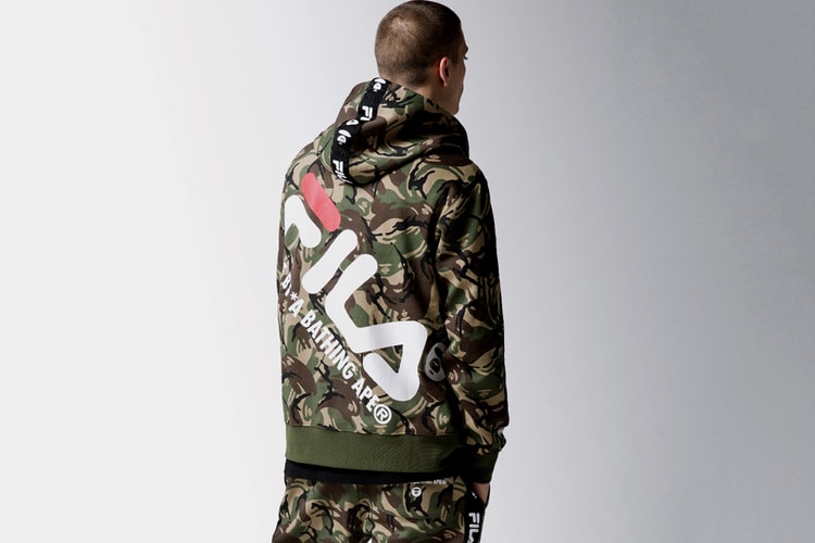 AAPE by A Bathing Ape & FILA Unleash a Logo-Heavy Collection