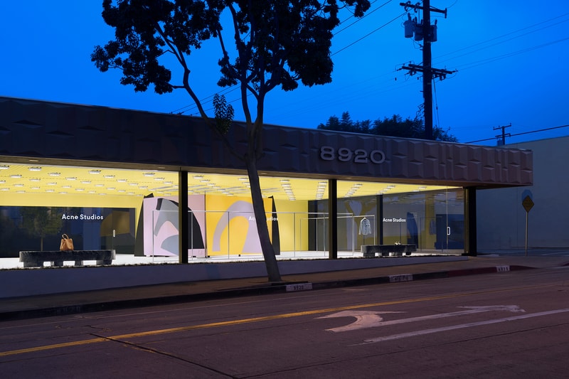 Acne Studios Open West Hollywood Shop Store L.A. retail Max Lamb Daniel Silver T-shirt Benoit Lalloz Los Angeles
