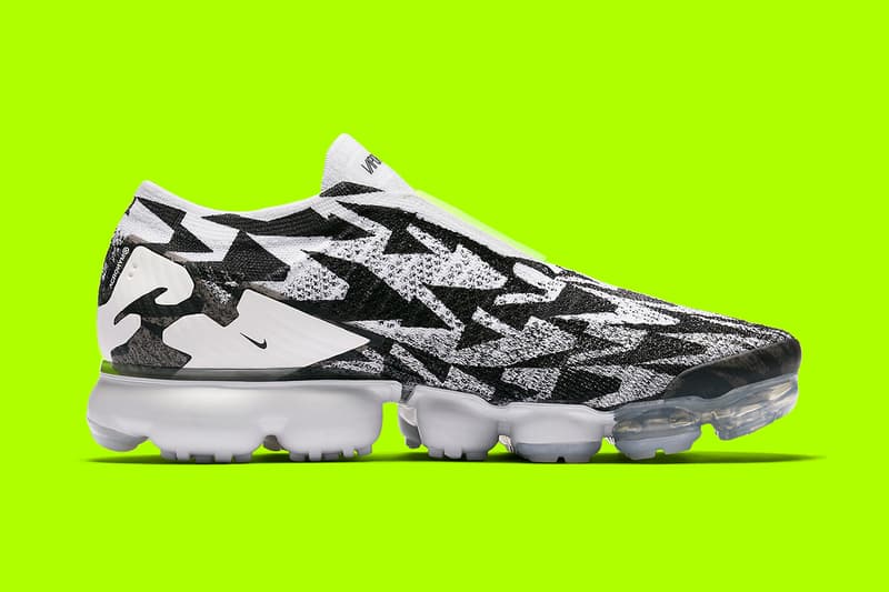 ACRONYM NikeLab New Images photos reveal release date info inforamtion Errolson Hugh footwear Nike Air vapormax Moc fk black white volt