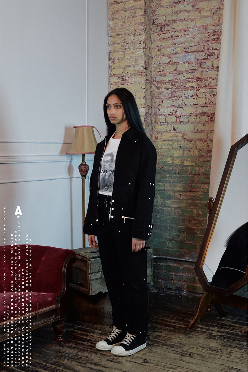 Ad Idem Do It in the Dark Lookbook Capsule Collection Workwear