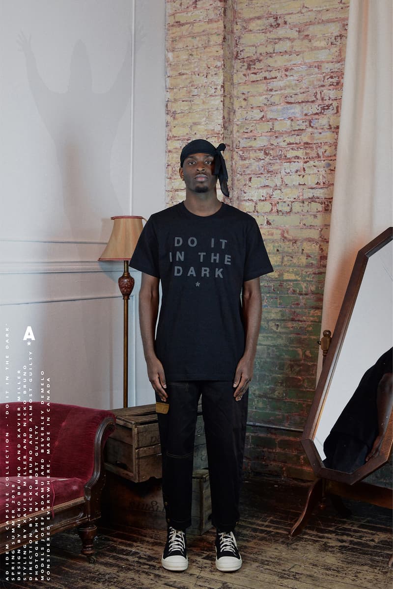 Ad Idem Do It in the Dark Lookbook Capsule Collection Workwear