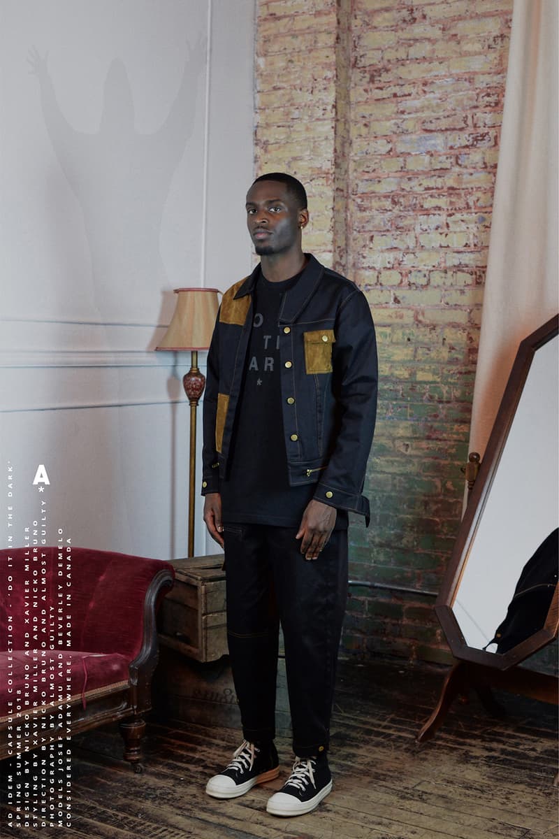 Ad Idem Do It in the Dark Lookbook Capsule Collection Workwear