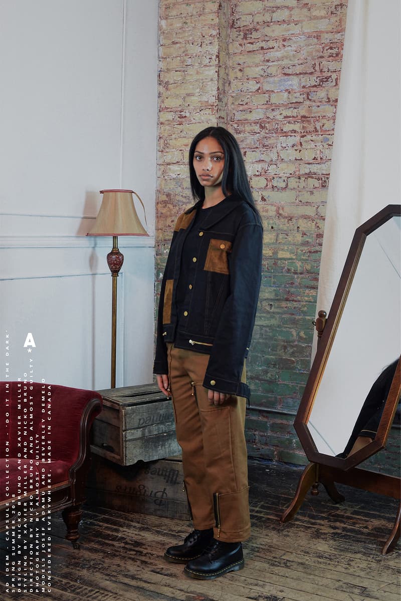 Ad Idem Do It in the Dark Lookbook Capsule Collection Workwear