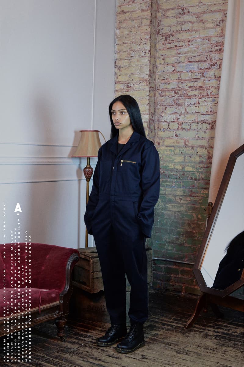 Ad Idem Do It in the Dark Lookbook Capsule Collection Workwear