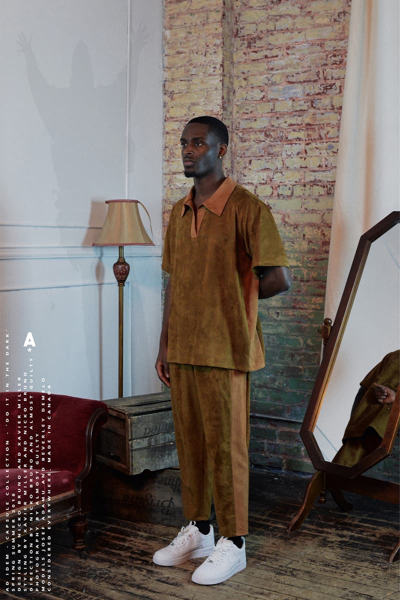 Ad Idem Do It in the Dark Lookbook Capsule Collection Workwear