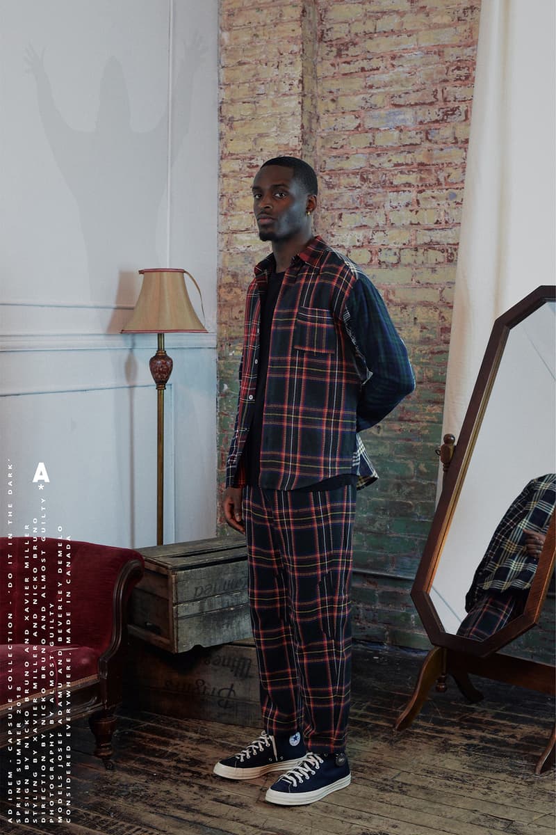 Ad Idem Do It in the Dark Lookbook Capsule Collection Workwear