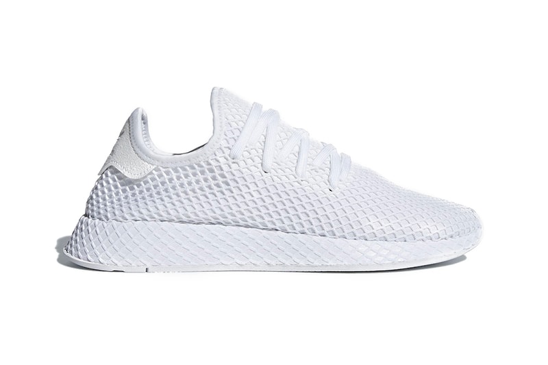 adidas Deerupt release info white black red blue mesh sneakers footwear