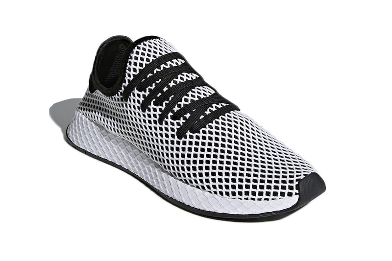 adidas Deerupt release info white black red blue mesh sneakers footwear