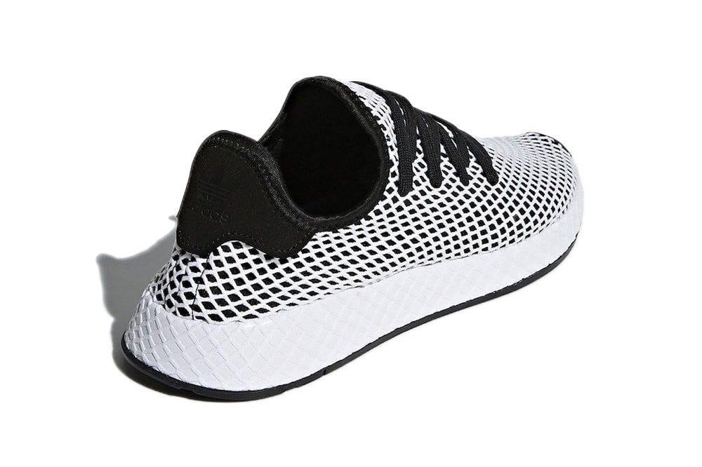 adidas Deerupt release info white black red blue mesh sneakers footwear