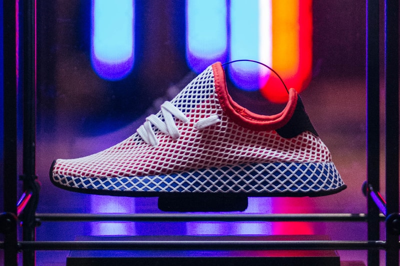 adidas Originals Deerupt Paris Launch Party Grid Brodonksi France Justice sneaker shoe footwear red blue white black Brodinski Justice