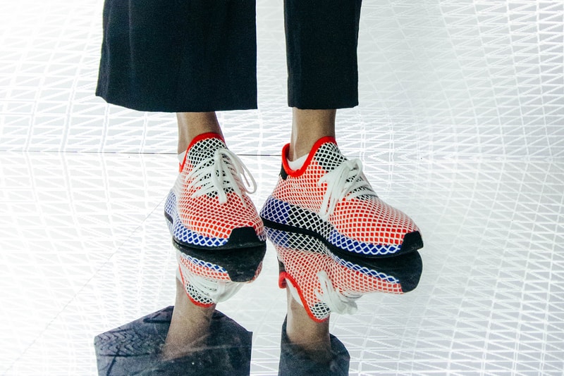 adidas Originals Deerupt Paris Launch Party Grid Brodonksi France Justice sneaker shoe footwear red blue white black Brodinski Justice