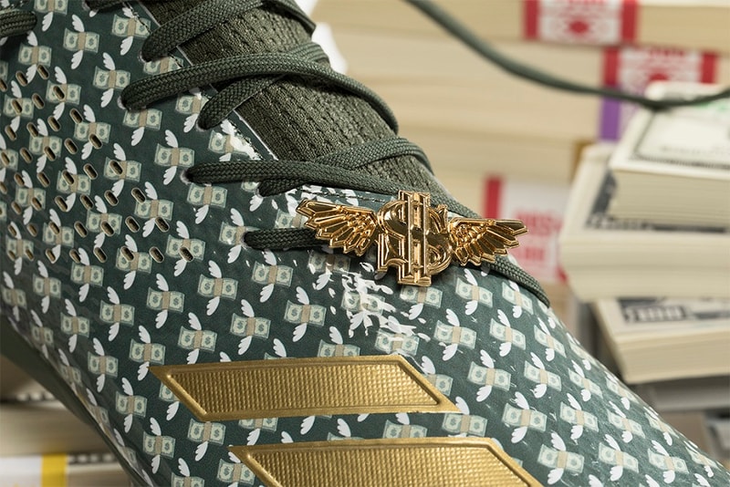 adidas Football adizero 5 Star adiMoji Cleats 2018 7 Fire Ice Oil Money 100 Goat Snoops Money Bag