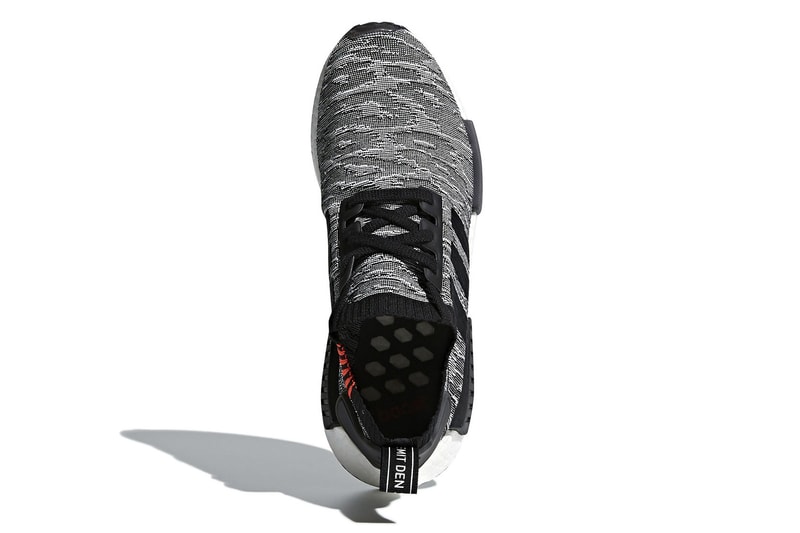 adidas NMD R1 Glitch Olive Black White March 15 Release Sneakers Footwear
