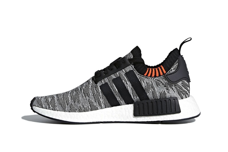 adidas NMD R1 Glitch Olive Black White March 15 Release Sneakers Footwear