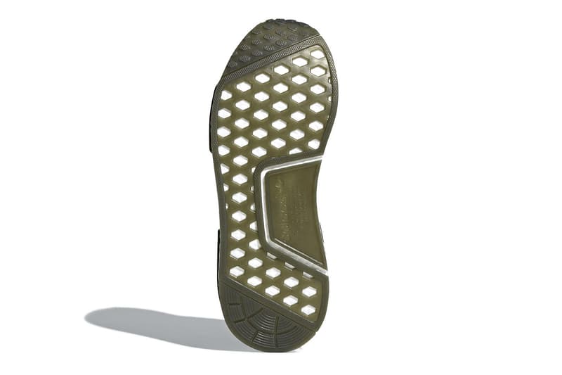 adidas NMD R1 Glitch Olive Black White March 15 Release Sneakers Footwear