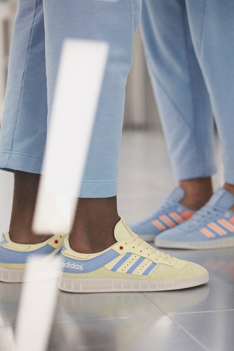 Oyster Holdings adidas Originals XBYO Handball Top 350 sneakers apparel travel loungewear tracksuits