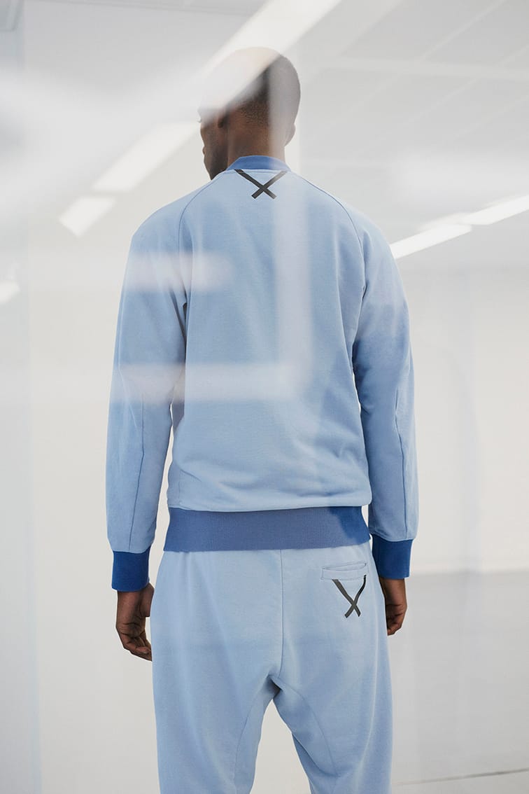 adidas ash blue tracksuit