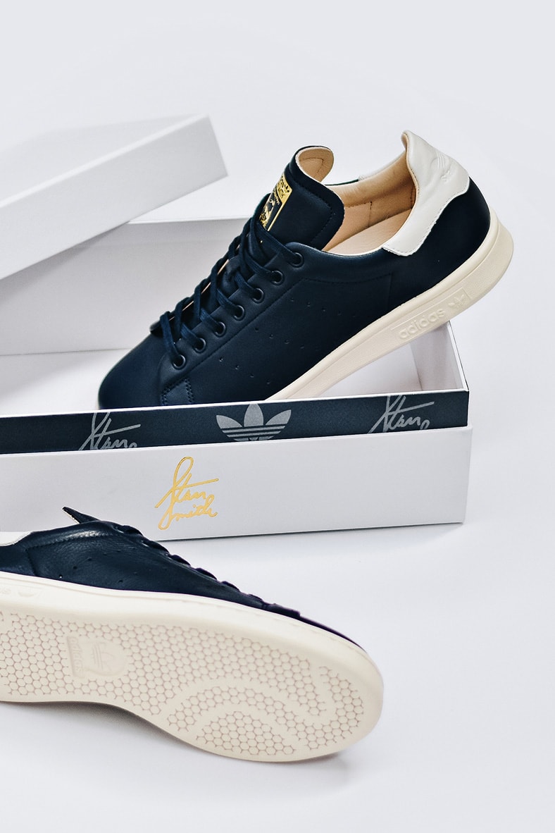 Adidas Originals Stan Smith White/Navy Women's Shoes, Size: 6