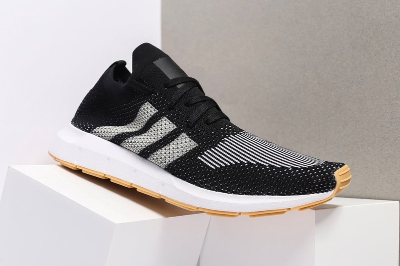 adidas Swift Run Primeknit Black/Gum Release purchase available now