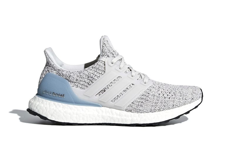 grey and blue ultra boost