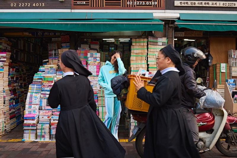 Adrianne Ho Supreme adidas Originals Seoul Street Style Street Snaps